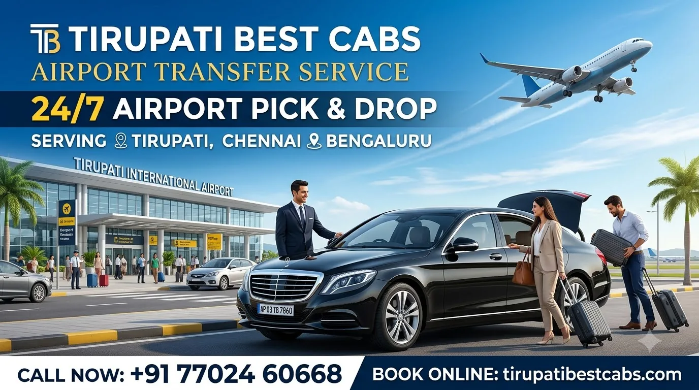 Airport Transfer Service | Cab in Tirupati, Tirupati cabs, Tirupati taxi service