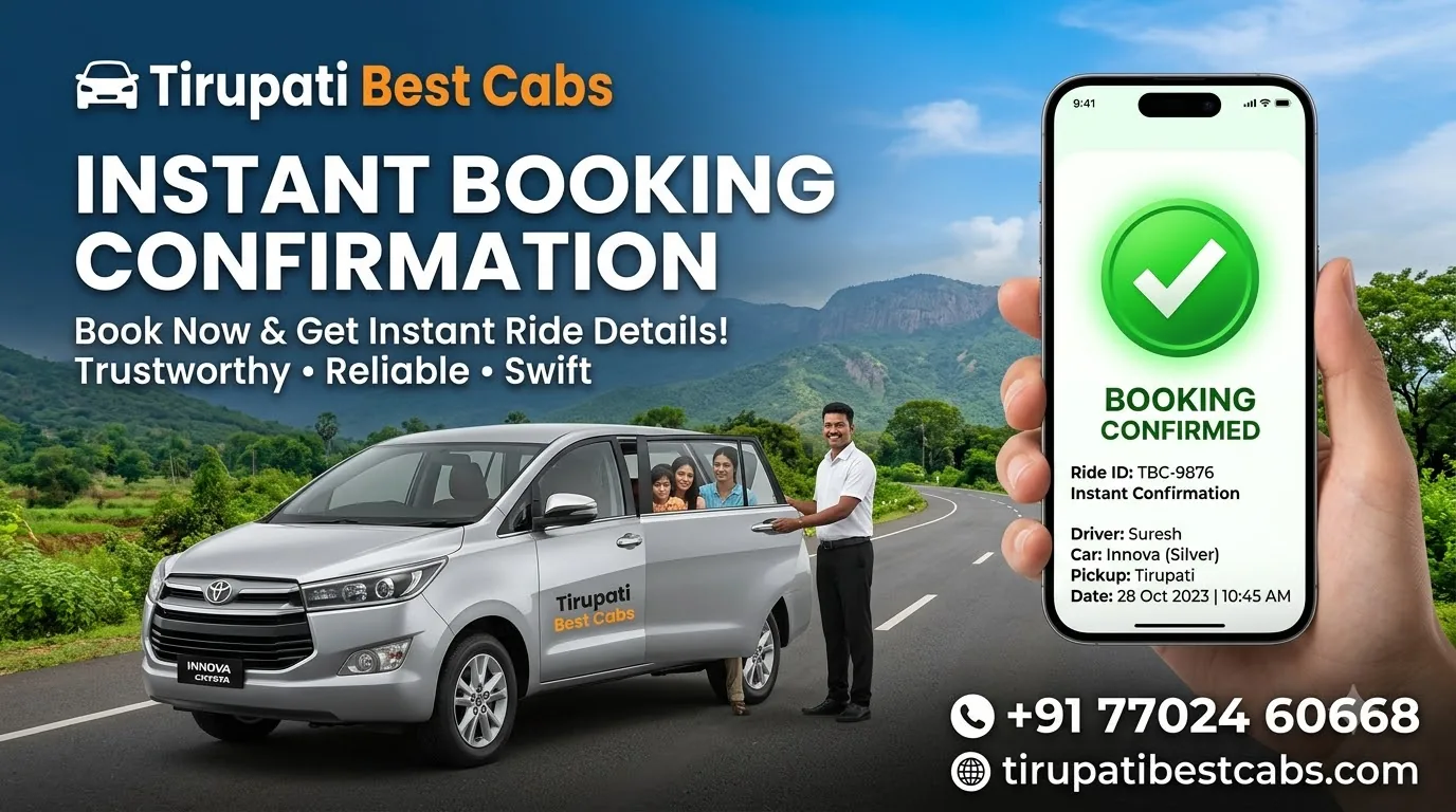 Plan your pilgrimage with absolute comfort and clear pricing | Cab in Tirupati, Tirupati cabs, Tirupati taxi service