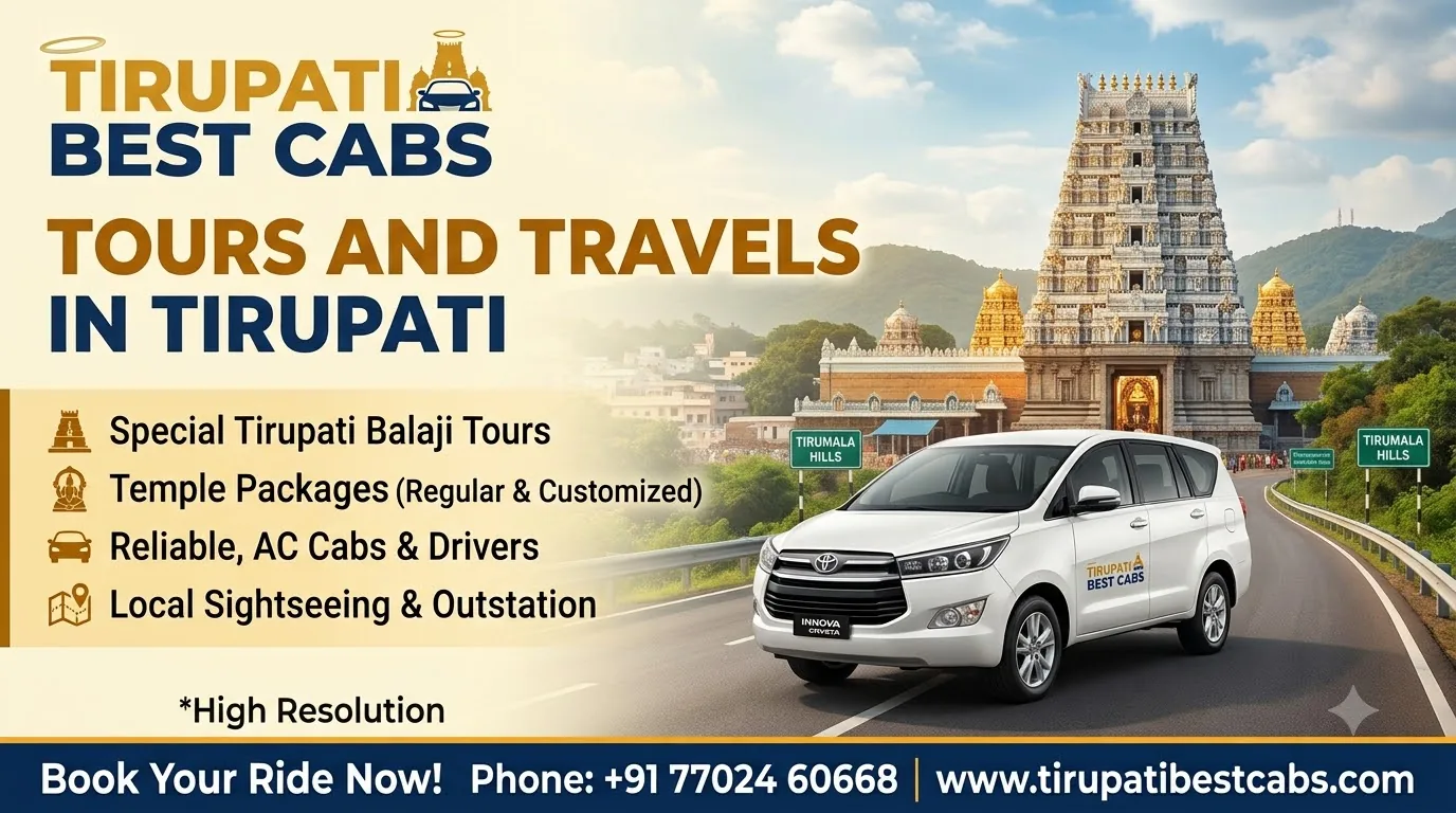 Temple package travel | Cab in Tirupati, Tirupati cabs, Tirupati taxi service